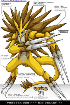 Pokedex 028 - Sandslash FR