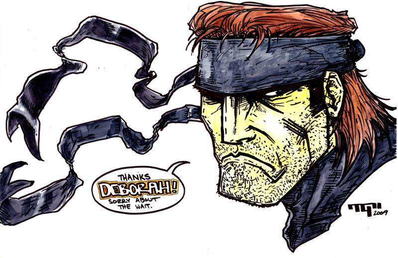 Solid Snake Sketch by TaylorGarrity on DeviantArt