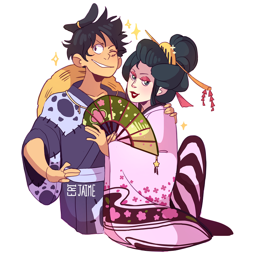 Luffy Rescues Robin luffy robin by EriJaimeArt on DeviantArt