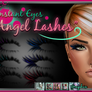 Angel EyeLashes PSD coloured eye lashes