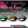 Galaxy Eyes - painted eyeshadow and eyelash psd