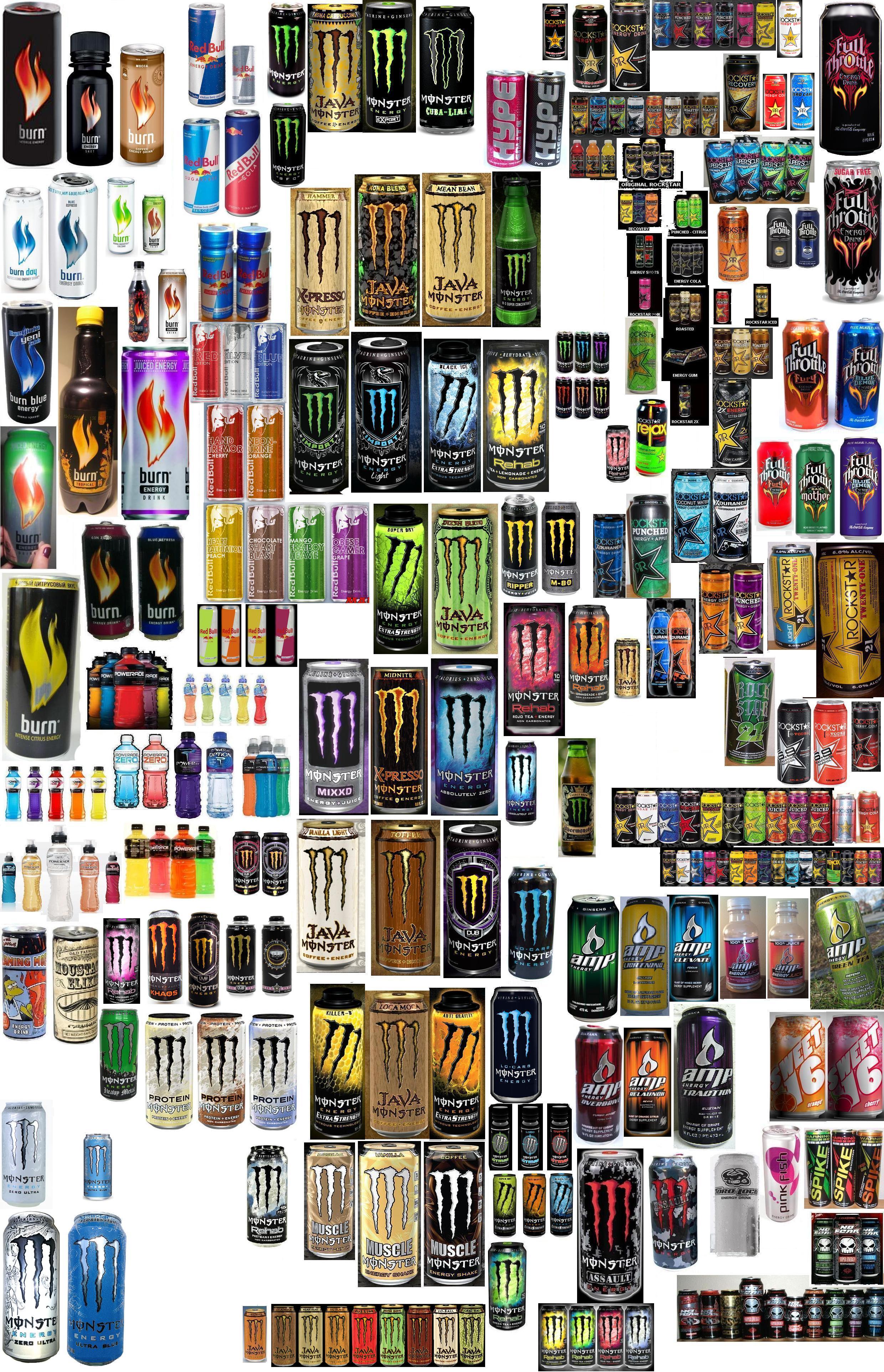 energy drink collection