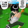 Rock Lee, the azurre beast