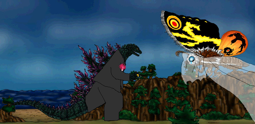 Godzilla and Mothra's wedding