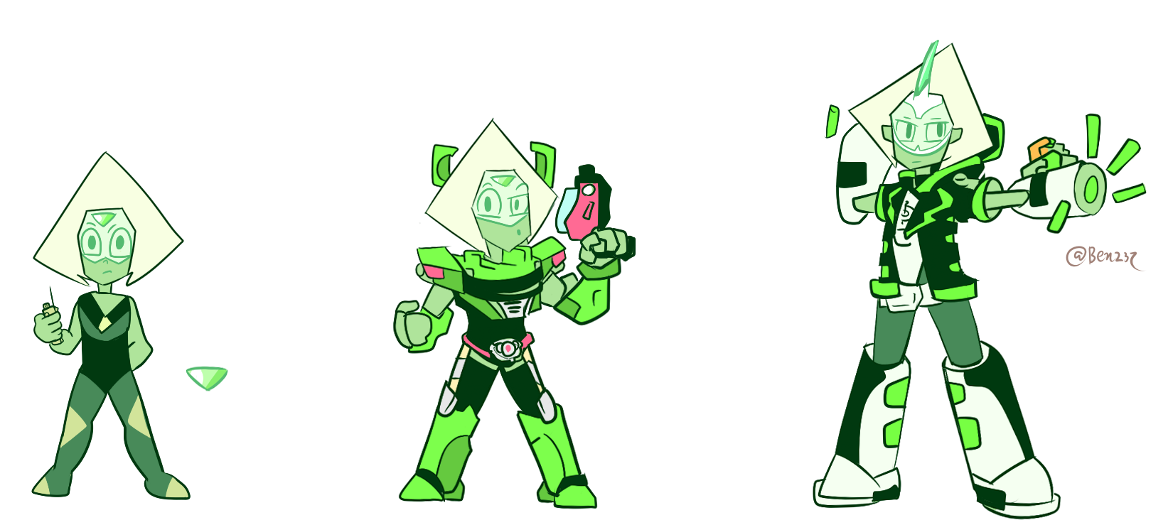 SU peridot kamen rider crossover misc