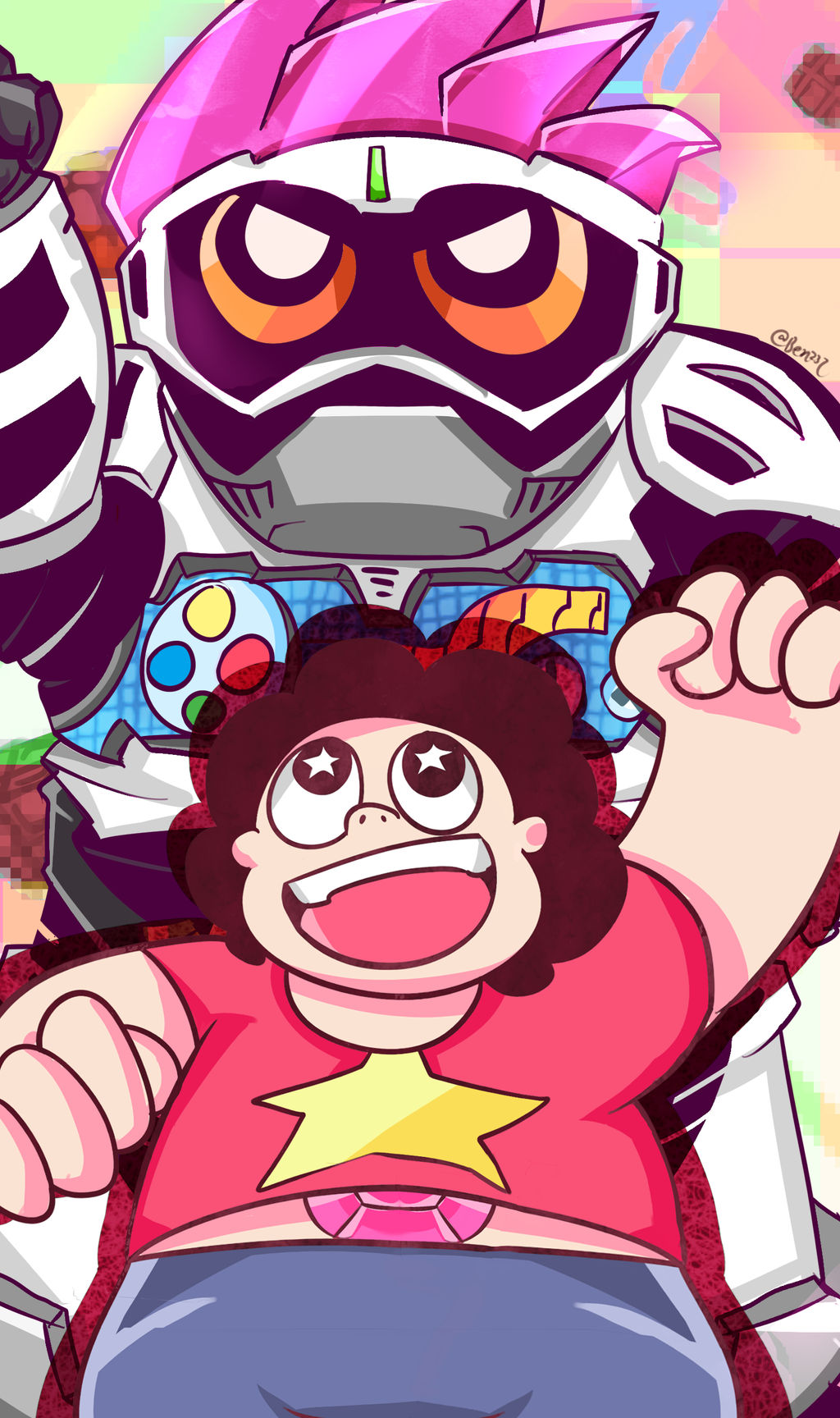 SU x kamen rider ex-aid (steven part) by BEN237 on DeviantArt