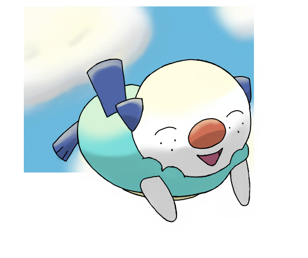 Pkmn BW - Oshawott Falling