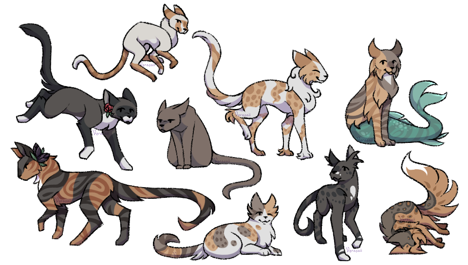 Not Cat (Not) Cats by Verasaii on DeviantArt