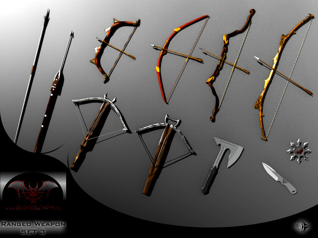 BloodWars Ranged Weapon Set 3