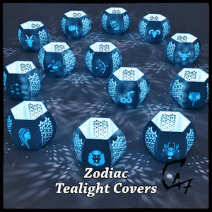 Zodiacs Tealight covers