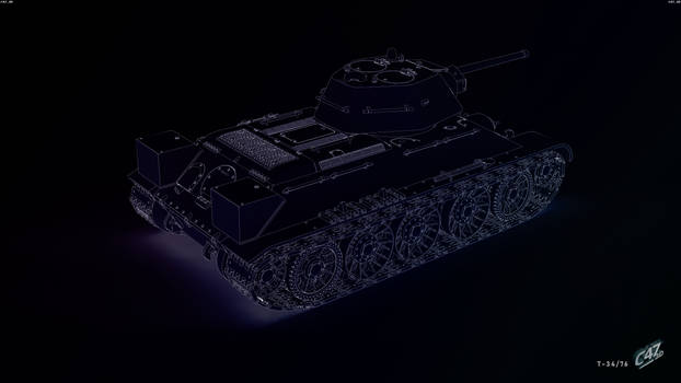 T-34-76 2022 Wallpaper Back 4k