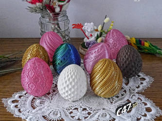 3d printed Easter Eggs 2024