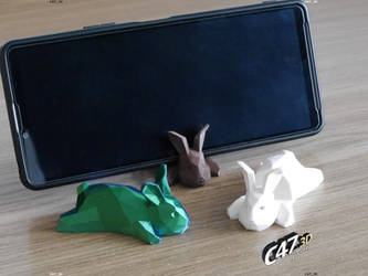 3d printed Bunny Phone Holders