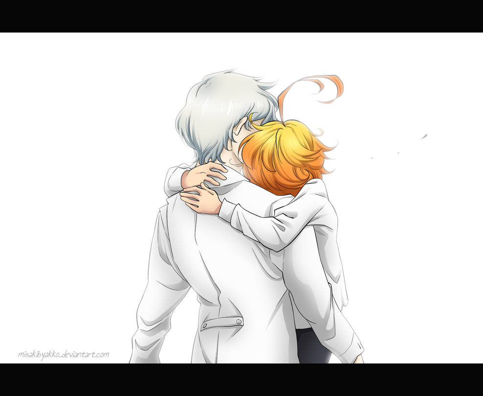 The Promised Neverland Emma And Norman Kiss The Promised Neverland 128 - Norman y Emma by MisakiByakko on DeviantArt
