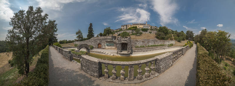 Panoramic view of Stanjel - Ferrari's Garden