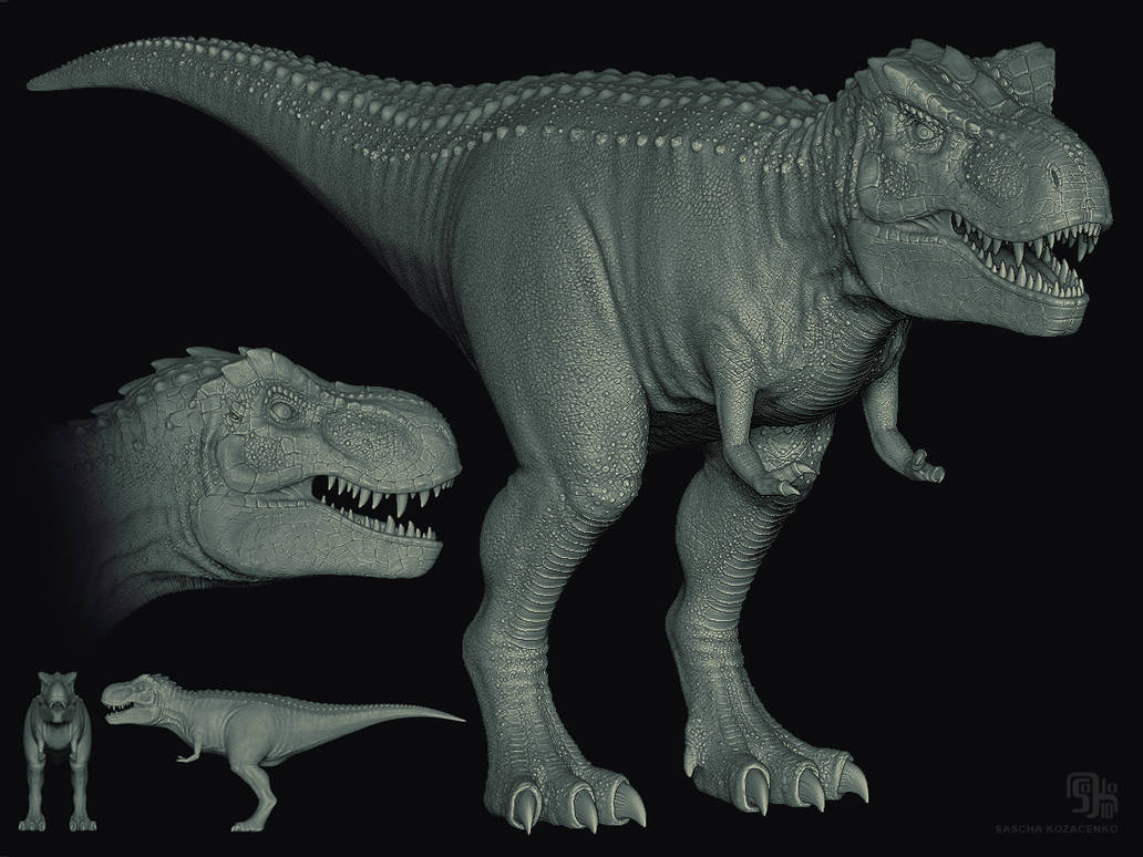 Rex Body Shape Design T. Rex sculpt by sash4all on DeviantArt