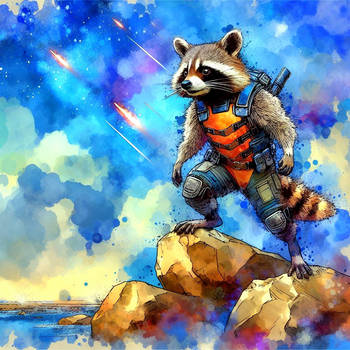  Rocketraccoon On The Rocks 5