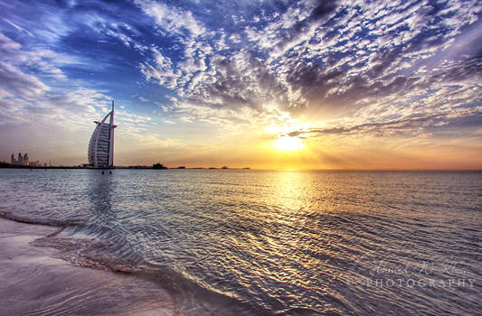 Sunset at Burj al Arab