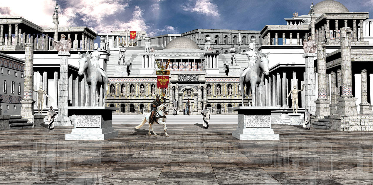 Fictional Rome Somewhere in Rome by nicoHenrikes on DeviantArt