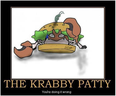 Demotivational: Krabby Patty