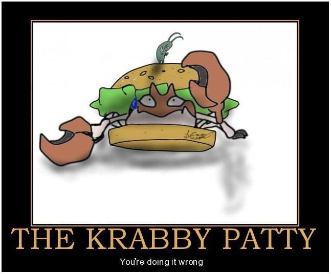 Demotivational: Krabby Patty