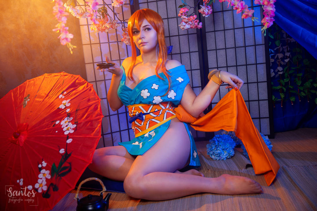 Onami (Nami) cosplay from One Piece - Wano Arc by MariLunaCosplay on
