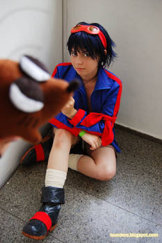 Simon Cosplay, from Tengen Toppa Gurren Laggann