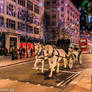 Christmas horse cart 121487