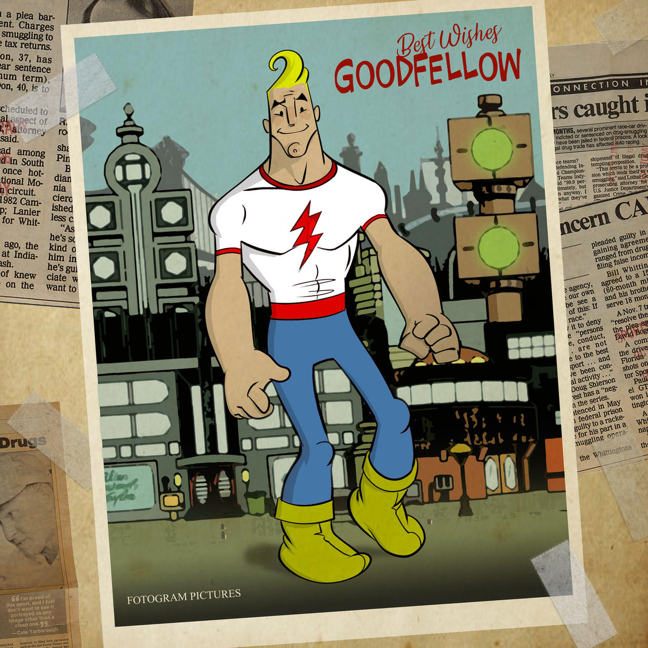 Goodfellow Animation Goodfellow: Pin-Up: Concept 2 by WelcomeToPlanetMarz on DeviantArt