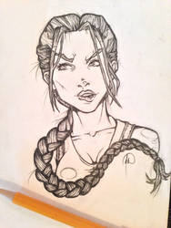 Lara Croft Tomb Raider Sketch