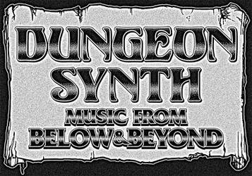 Vintage Dungeonsynth Logo-Scroll