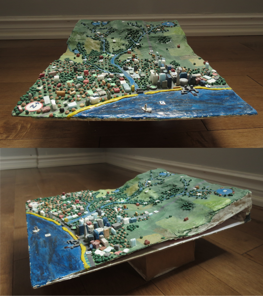 Toronto Paper Model Physical Model of Toronto by BrenZan on DeviantArt