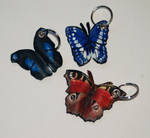 Butterfly Keychains 11-17-2009 by Angelic-Artisan