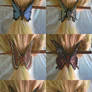 Leather Butterfly Hair Brooches 4-12-2012