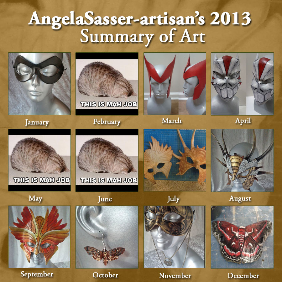 AngelaSasser-artisan's 2013 Summary of Art