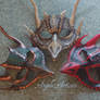 Dragon Triplet Masks