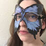 Blue Swallowtail Mask for Eyeglass Wearers