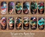 Ladies of the Months Mask Series by Angelic-Artisan
