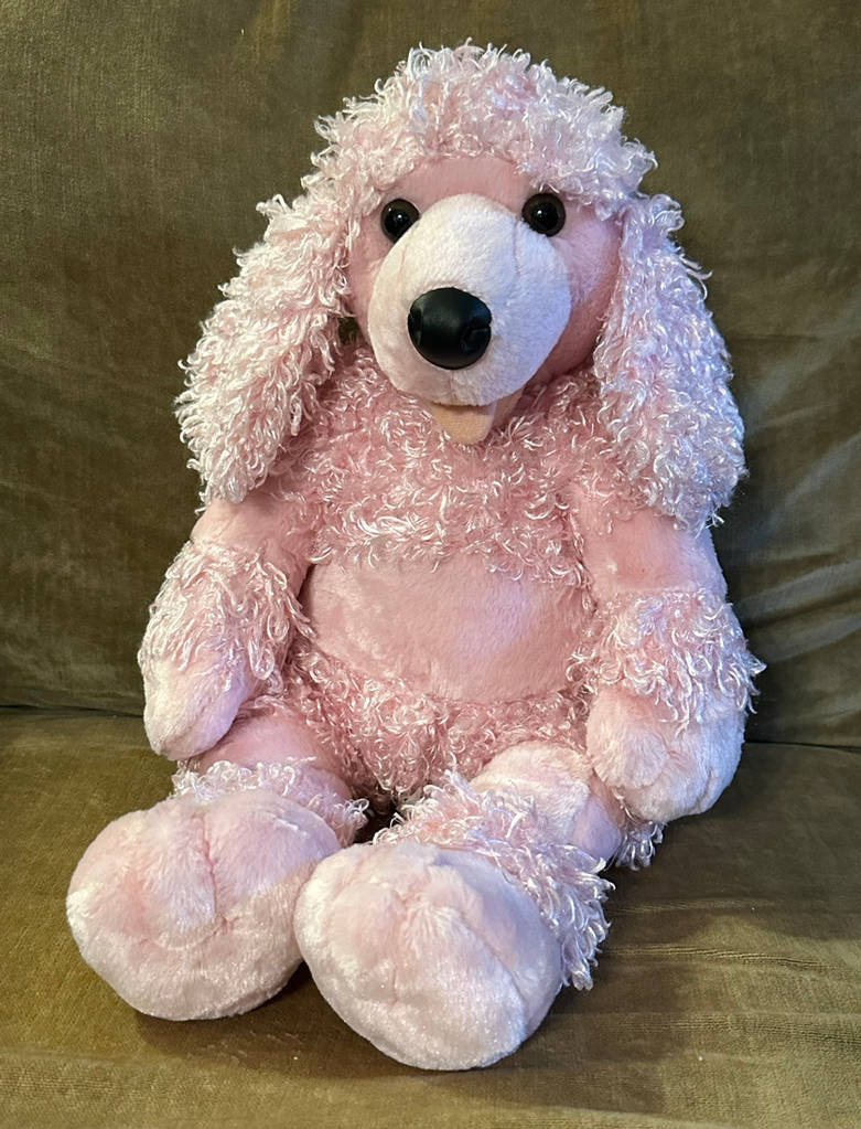 Build A Bear Pink Poodle Plush Dog by Webkinzjourneys on
