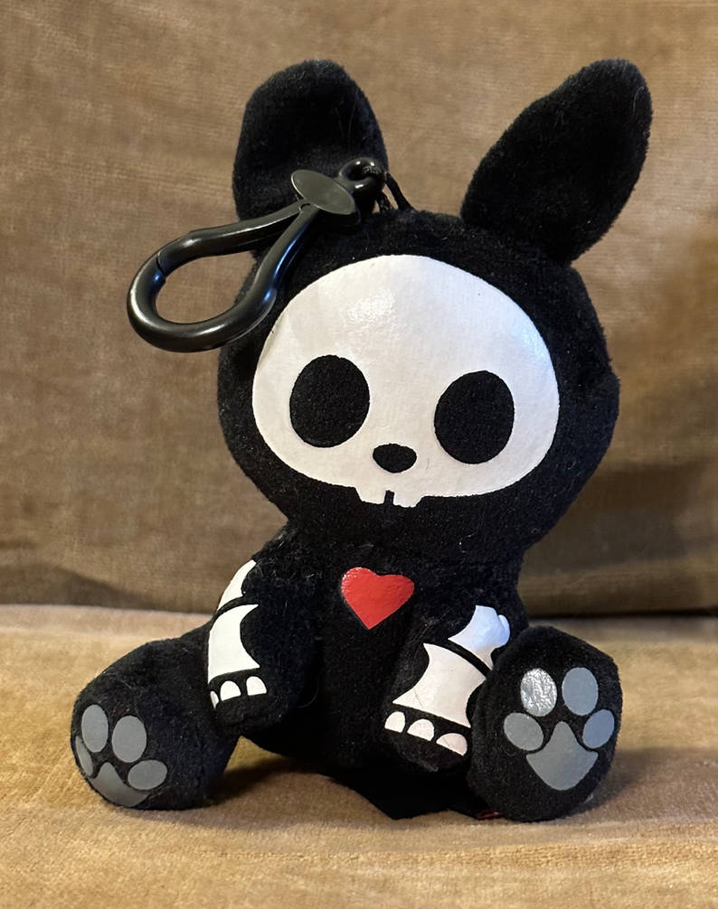 Skelanimals Jack Rabbit Clip On Keychain Plush by Webkinzjourneys on ...