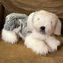 FAO Schwarz Old English Sheepdog Plush Dog