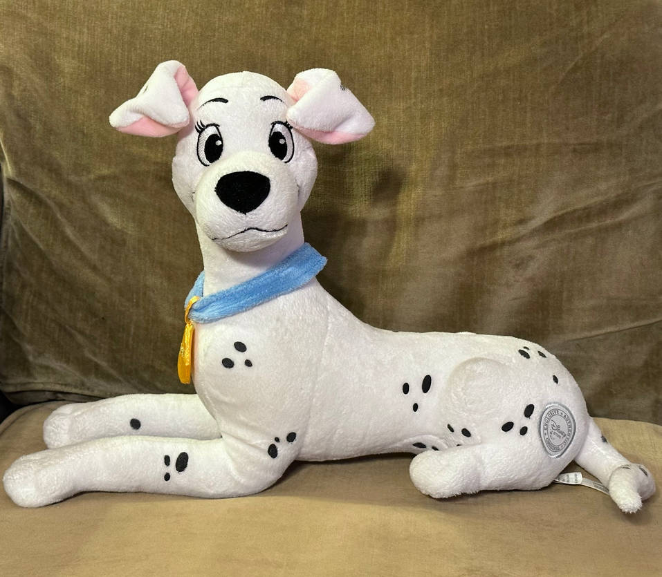 Stuffed Perdita Disney 101 Dalmatians Perdita Laying Sideway Plush by Webkinzjourneys ...