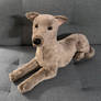 Douglas Cuddle Toys Silver Greyhound Plush Dog