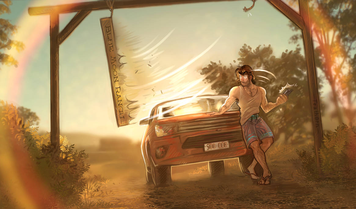 Blue Neon Ranch Blue Moon Ranch | Part 1 by Teathorn on DeviantArt