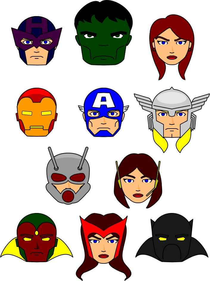 Avengers Headshots