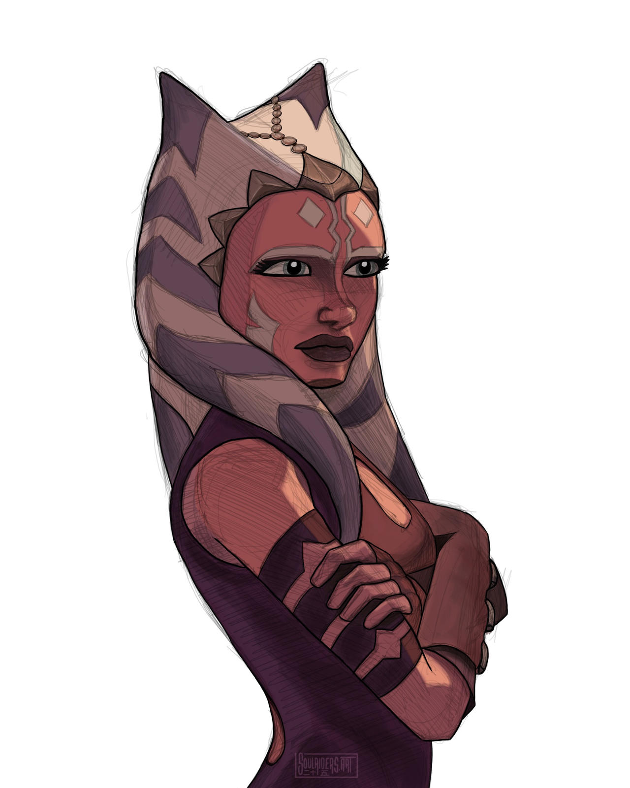 Tano Rider Ahsoka Tano Fanart by Soulridersart on DeviantArt