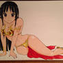K-ON Mio Star Wars' Slave Leia outfit