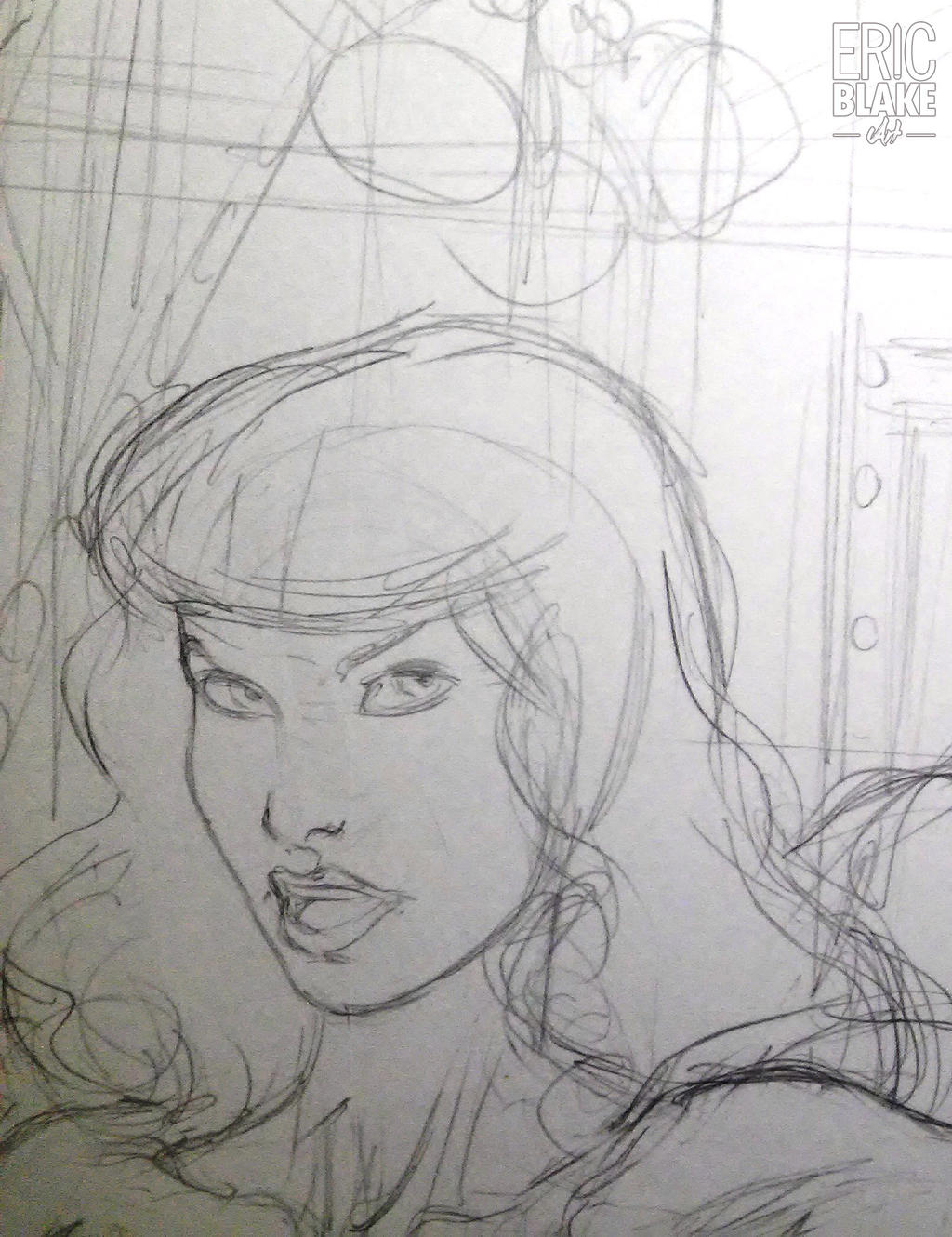 Bettie Page Work In Progress