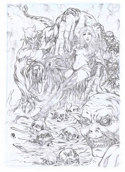 Goblin Queen commission Monster Box Studio