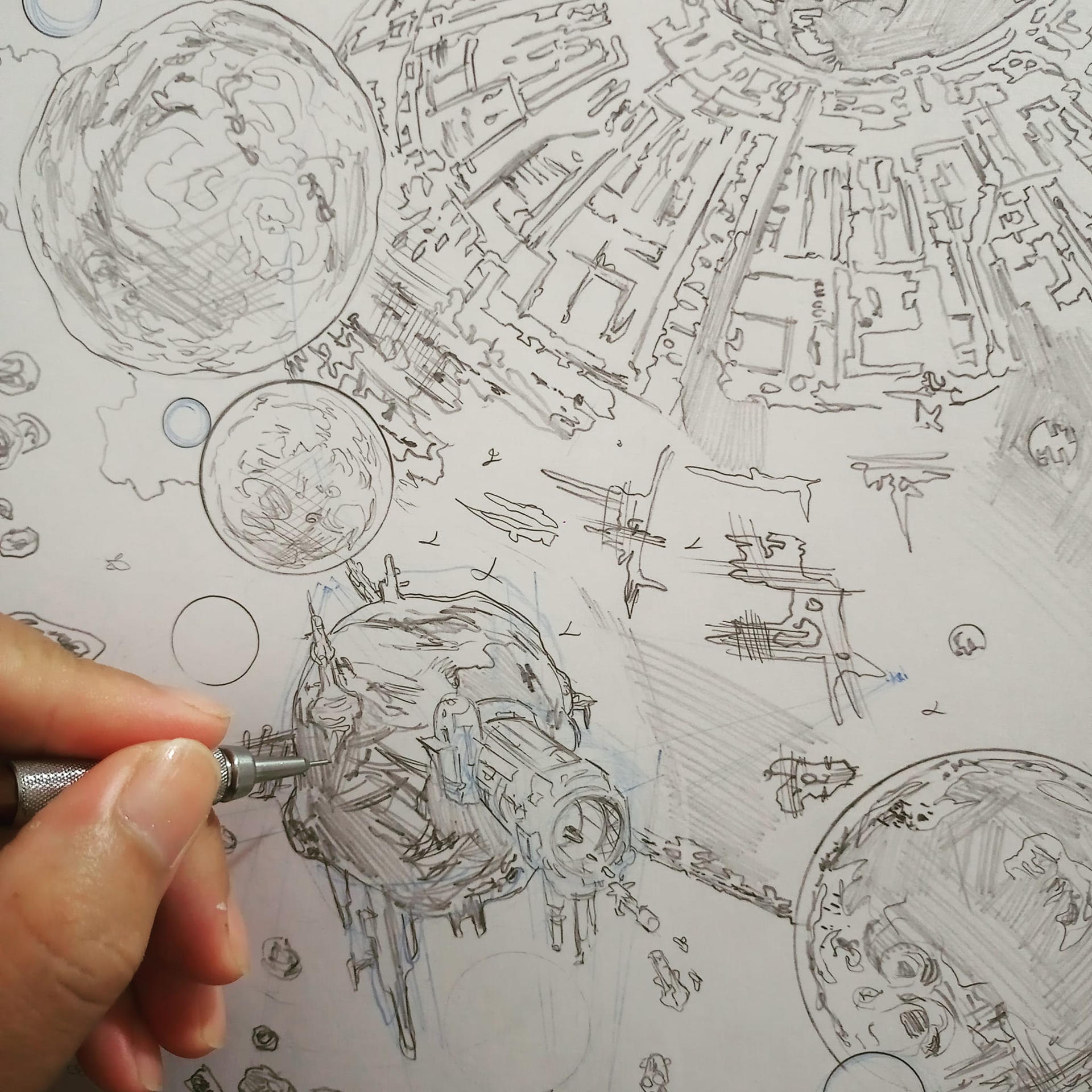 Planets Comic Example #space #planets #galaxy #comics #indycomics by E-Blake on DeviantArt